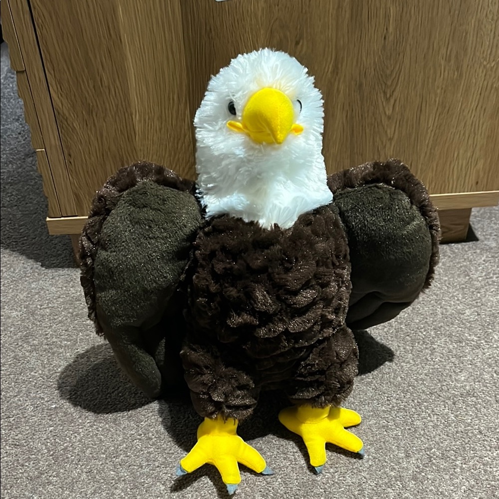 White tail hawk plush